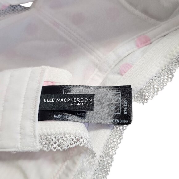 Elle Macpherson Momamia Nursing Bra, Maternity Bra, Pink Stripe, Size 38F, NWT - Picture 4 of 6